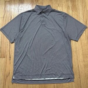 FootJoy Polo Shirt‎ Mens Tour Polo Embroidered Performance Houndstooth Large